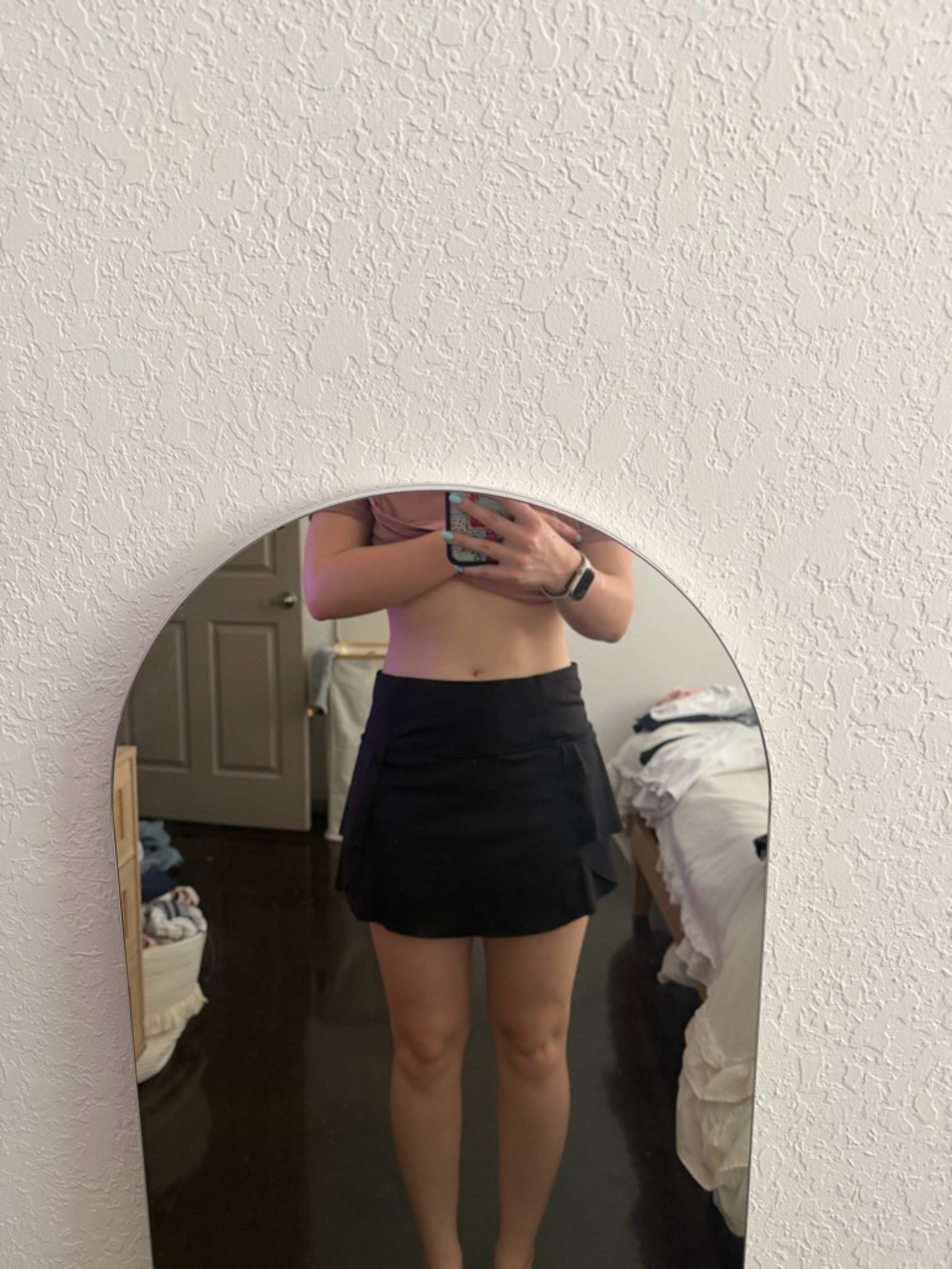 Athleta Black Athletic Skirt